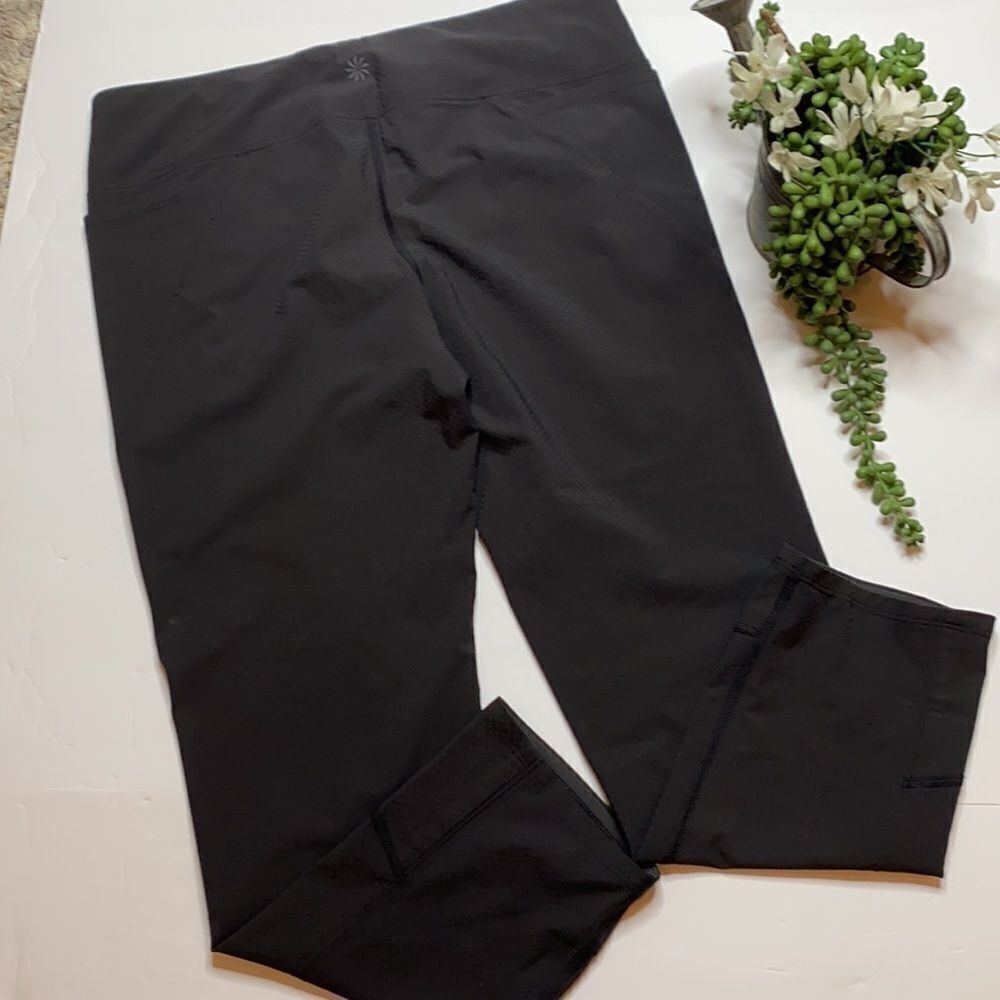 Athleta Sleek Breathable Active Ankle Pant Black M‎ - Picture 8 of 14